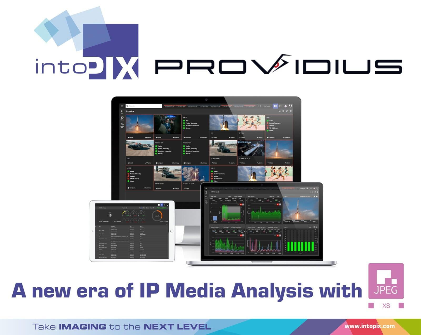 The game-changing addition of intoPIX JPEG XS codec by Providius heralds a new era of IP media analysis